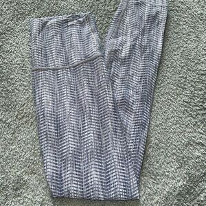Lululemon Gray Patterned Leggings